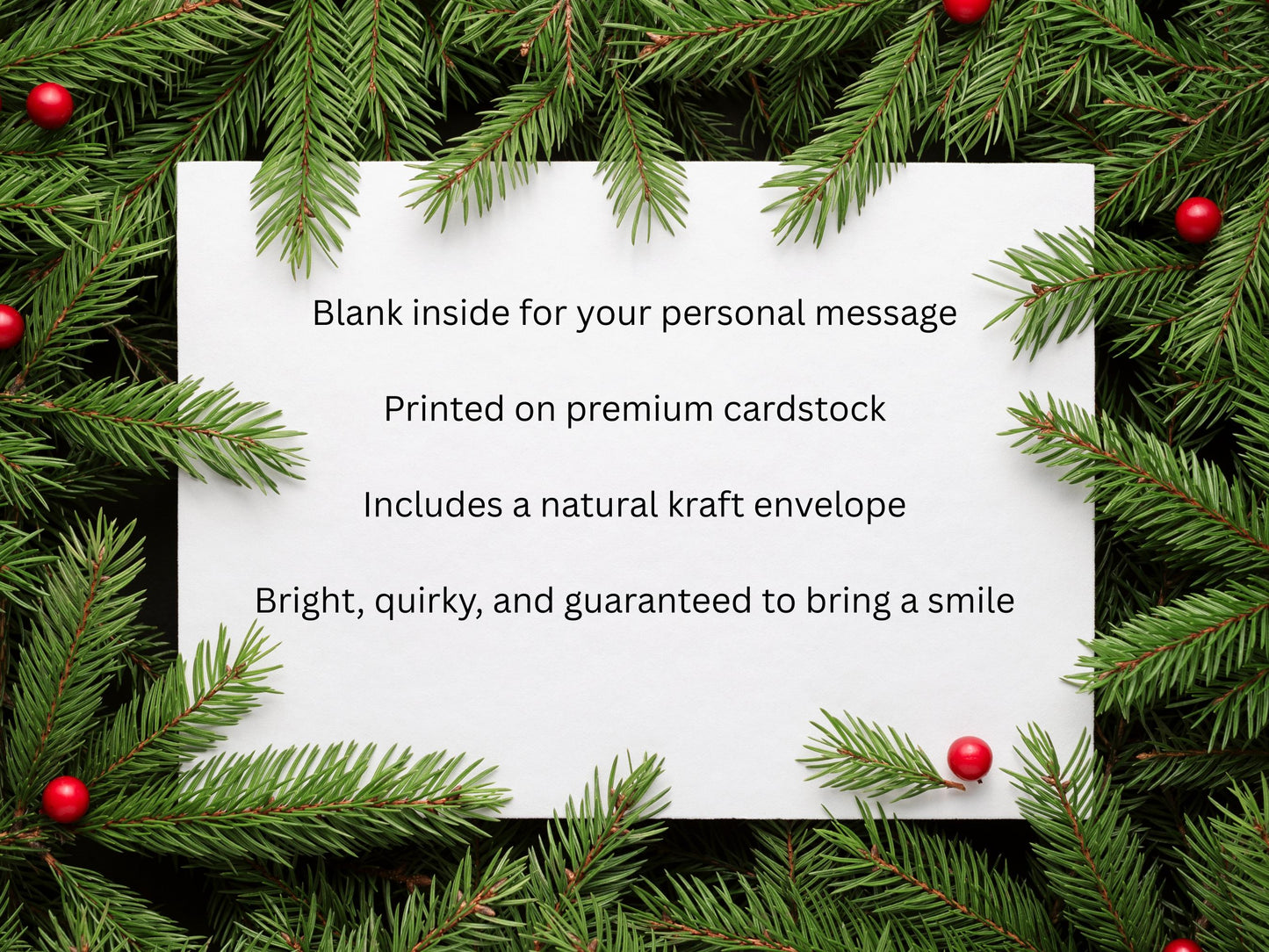 Funny Hot Stuff Christmas Card for Partner, Husband, Wife, Girlfriend, Boyfriend, flirty xmas card
