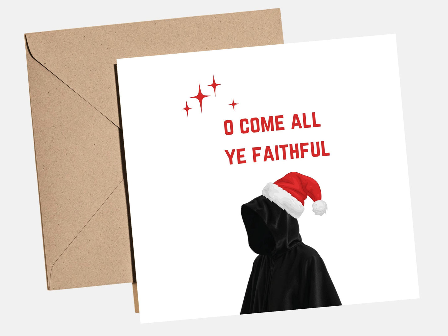 Traitors-Inspired Christmas Card ‚Äì ‚ÄúO Come All Ye Faithful‚Äù, Funny Christmas Card for Partner, Friend or Family, Perfect for Traitors Fans