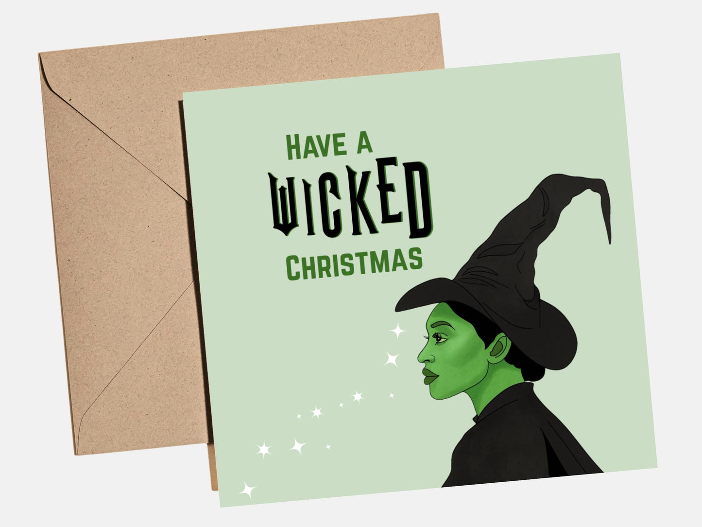Wicked Christmas Card, Funny Christmas Card for Partner, Friend, Kids or Family