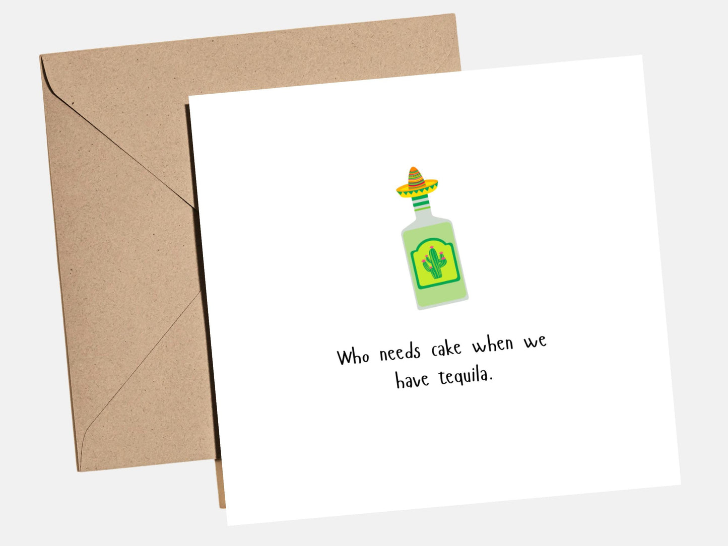 Tequila Birthday Card ‚Äì Funny Birthday Card for Tequila Lovers