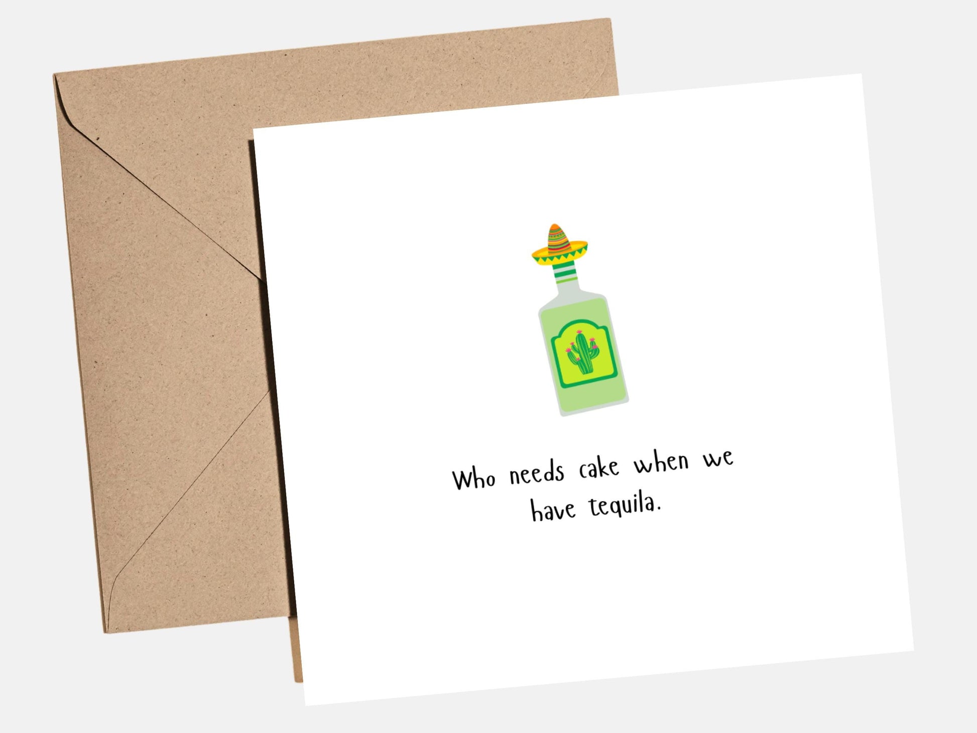 Tequila Birthday Card ‚Äì Funny Birthday Card for Tequila Lovers