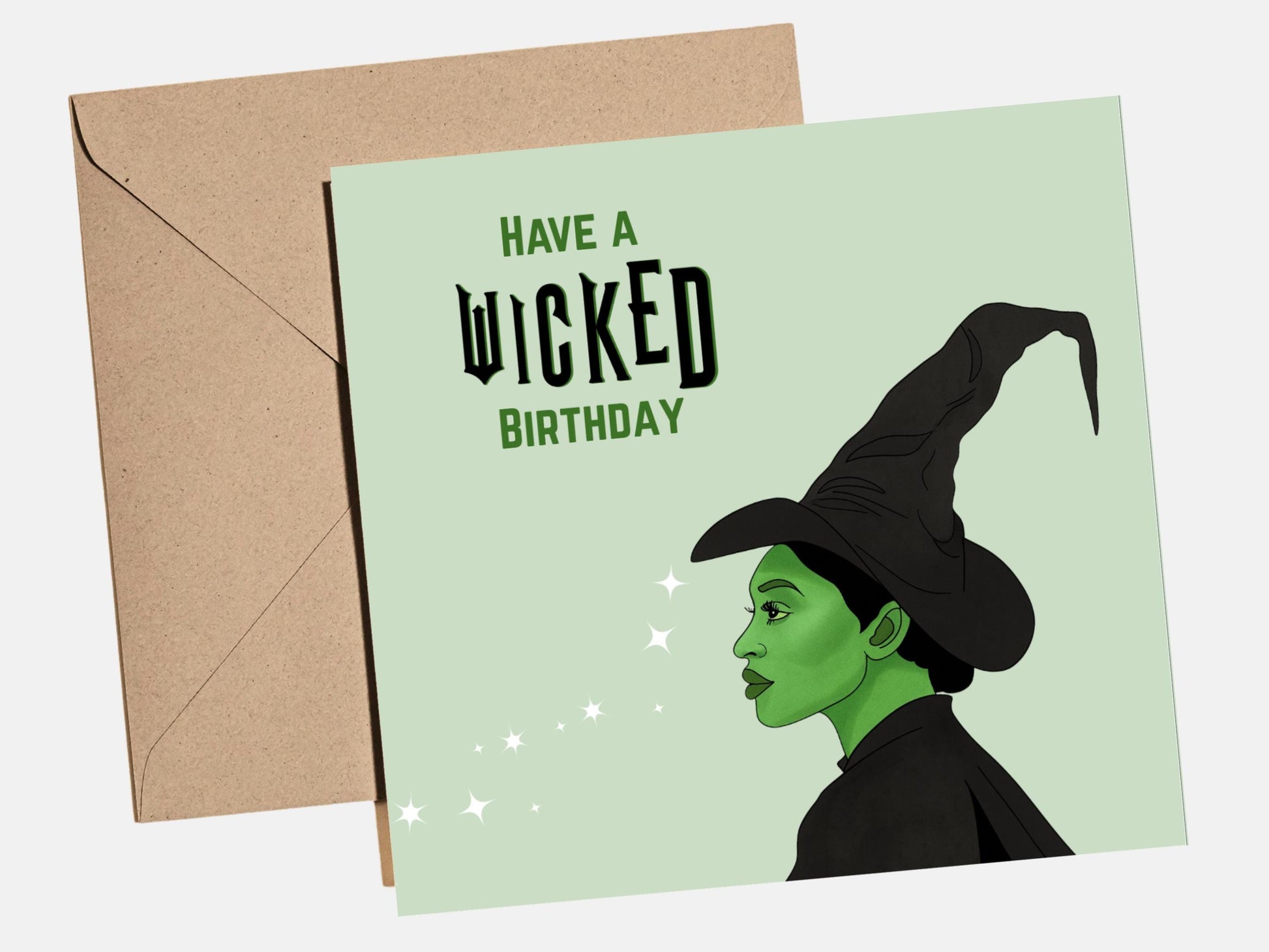 Wicked Birthday Card ‚Äì Funny Witch Birthday Card for Wicked Fans