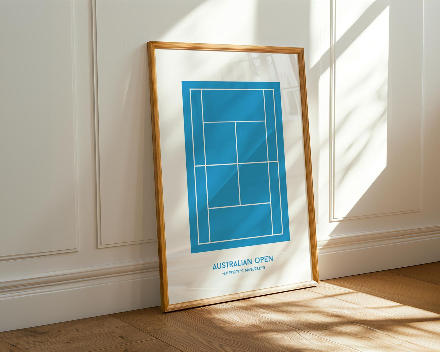 Australian Open Tennis Poster - grand slam posters, tennis poster, tennis wall art, grand slam tennis art, tennis gifts, australian open