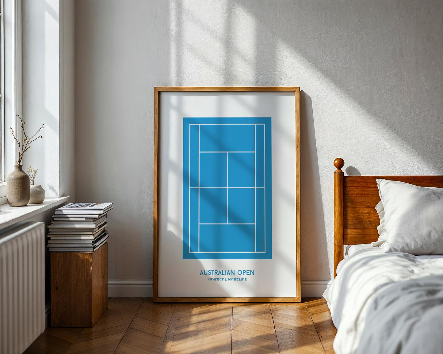 Australian Open Tennis Poster - grand slam posters, tennis poster, tennis wall art, grand slam tennis art, tennis gifts, australian open