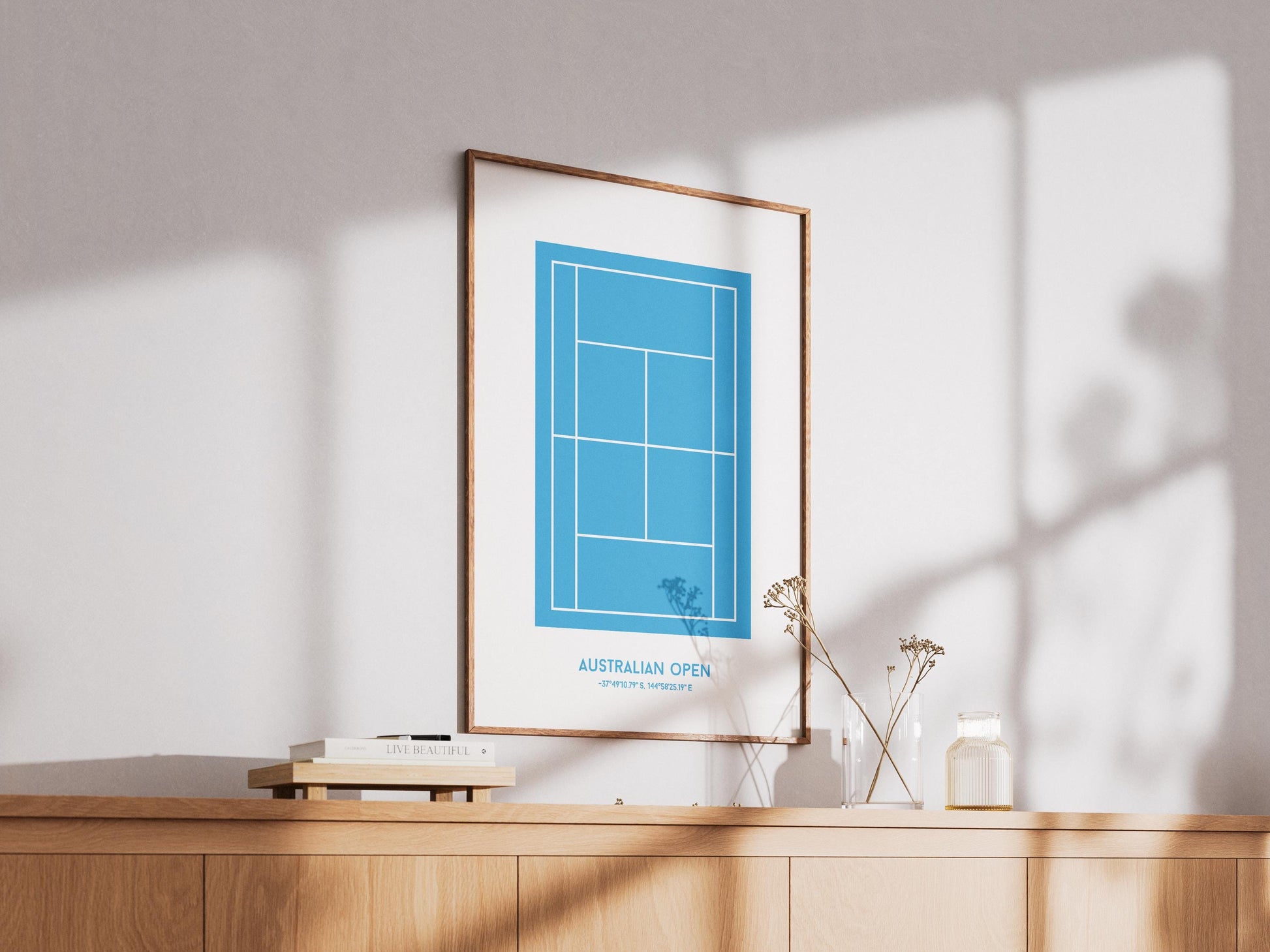 Australian Open Tennis Poster - grand slam posters, tennis poster, tennis wall art, grand slam tennis art, tennis gifts, australian open