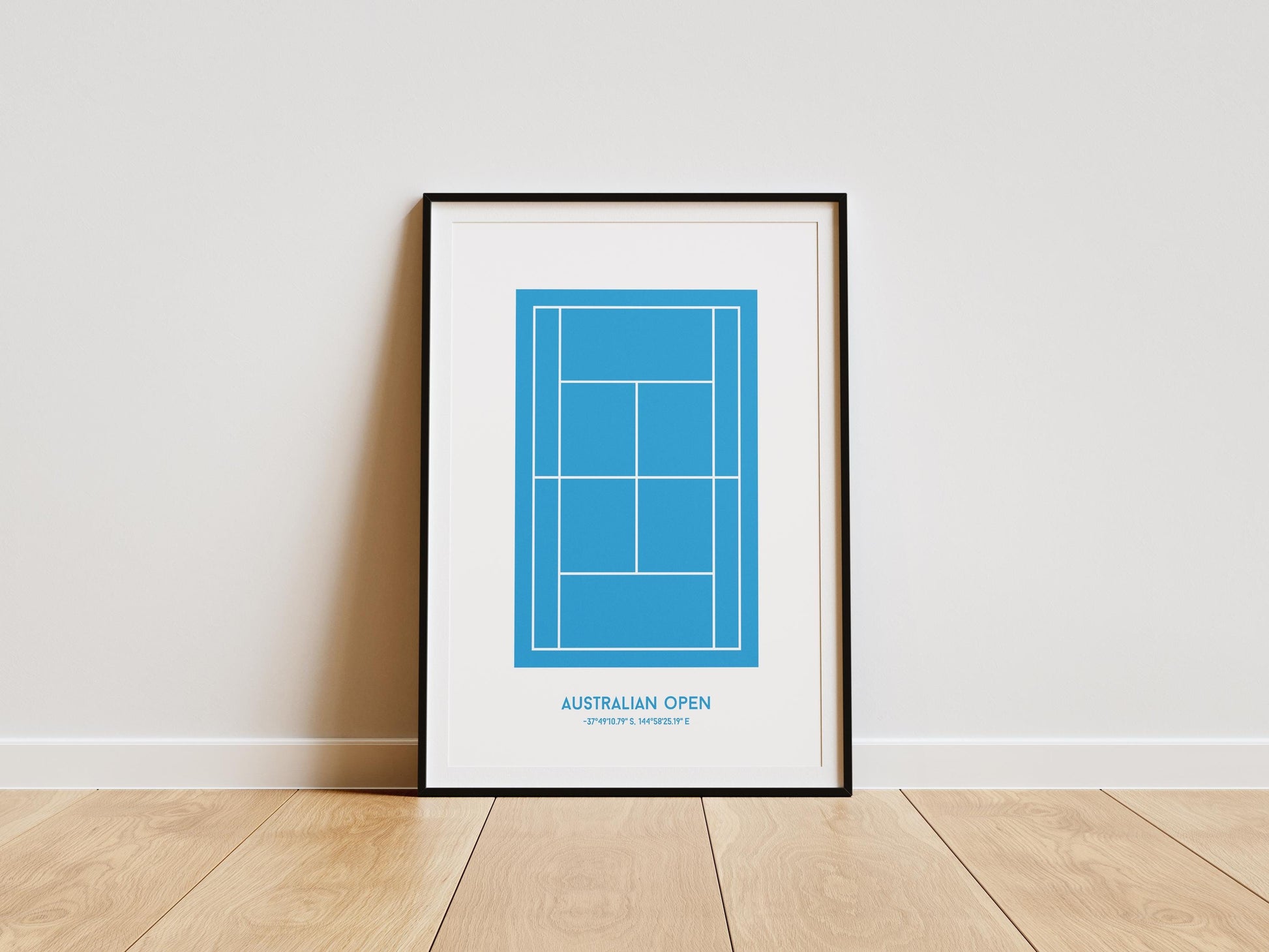 Australian Open Tennis Poster - grand slam posters, tennis poster, tennis wall art, grand slam tennis art, tennis gifts, australian open