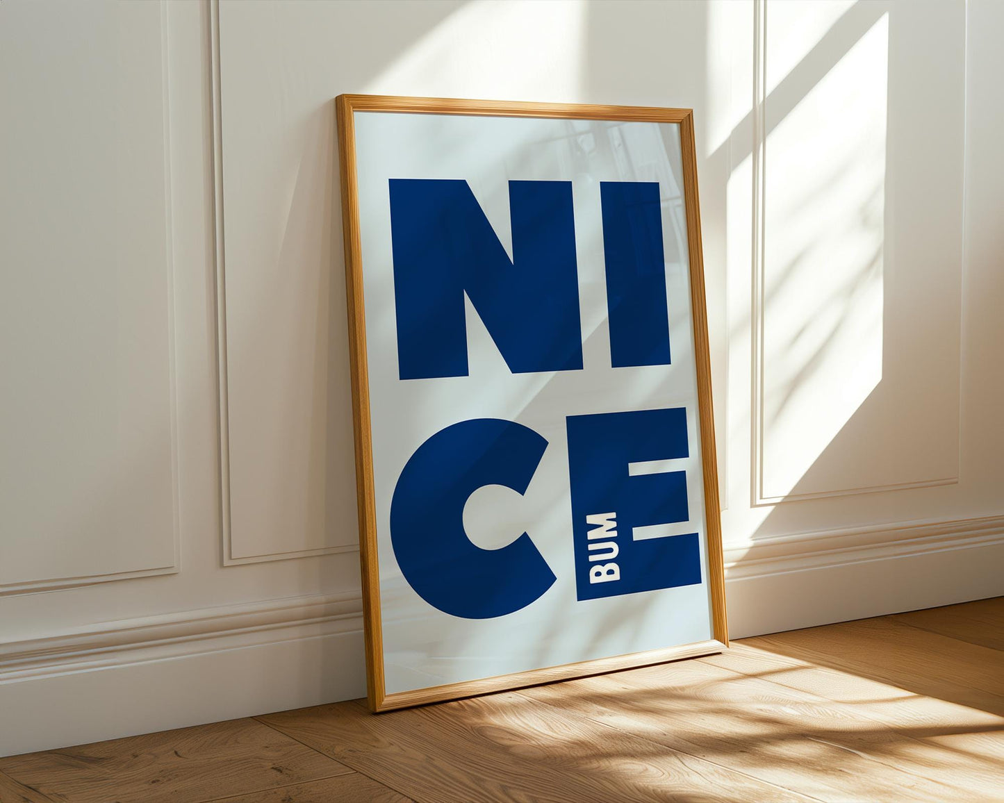 Nice Bum Print - Cheeky Bathroom Print