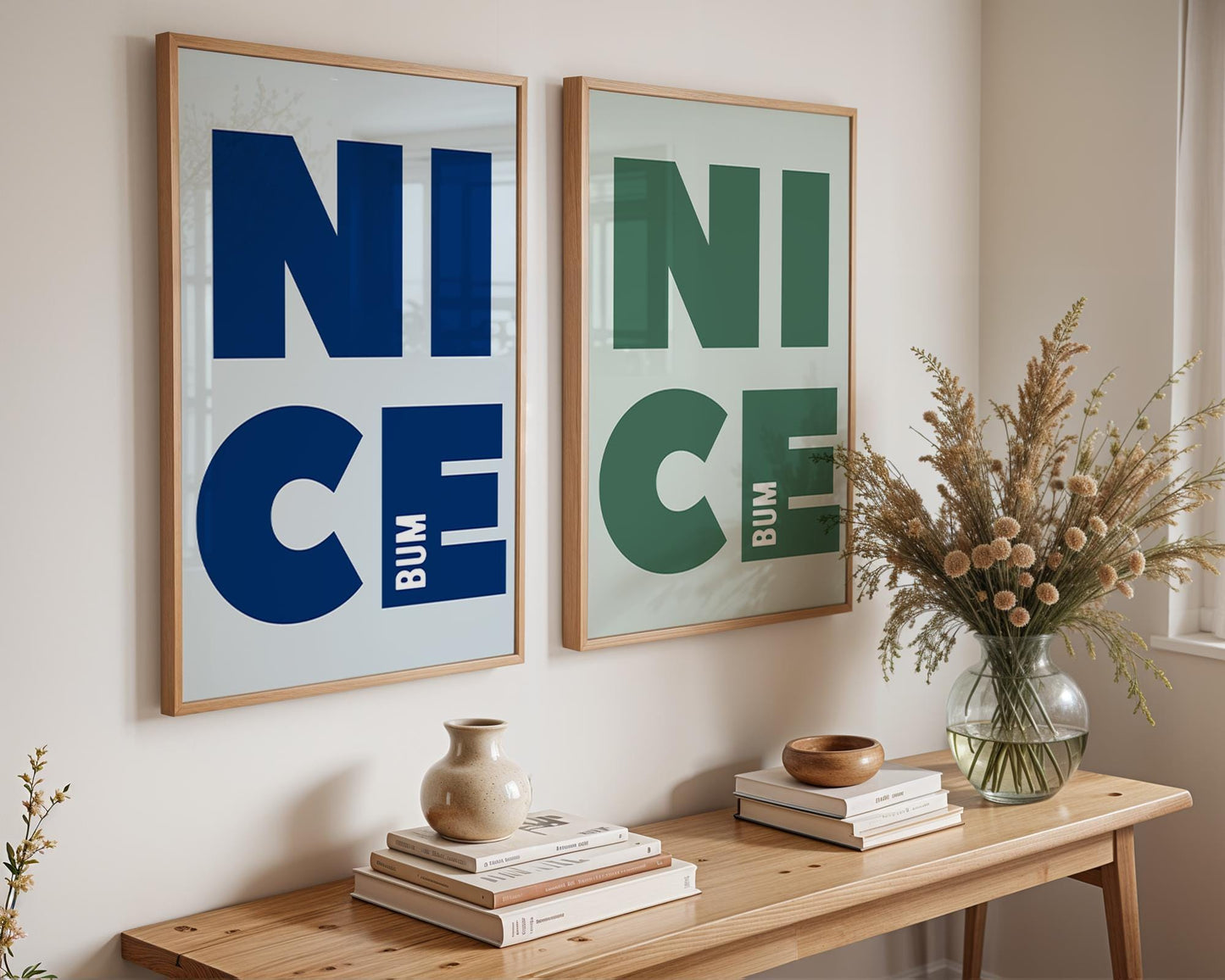 Nice Bum Print - Cheeky Bathroom Print