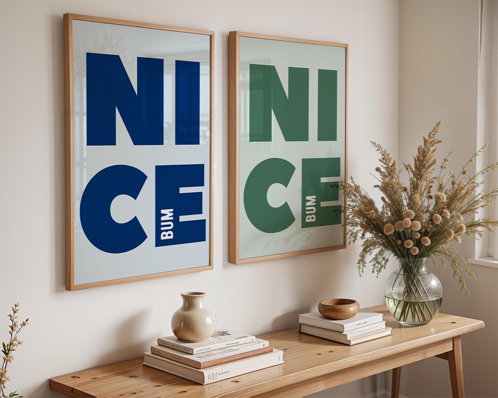 Nice Bum Print - Cheeky Bathroom Print