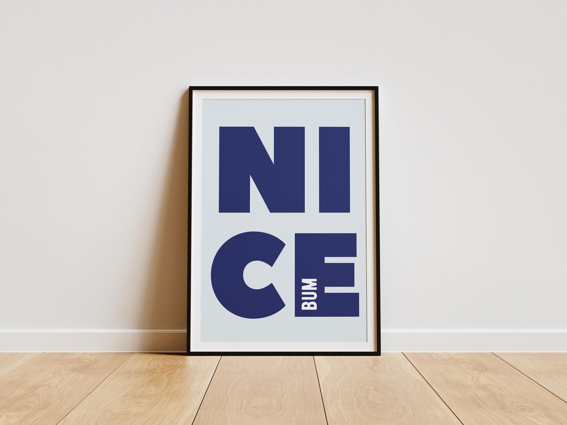 Nice Bum Print - Cheeky Bathroom Print
