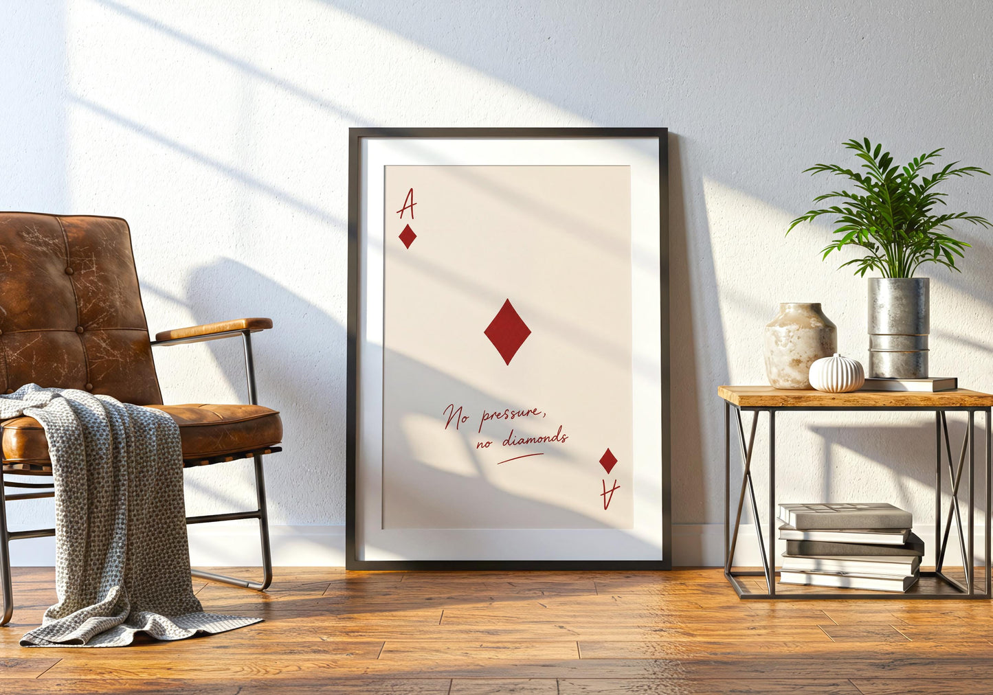 Modern aesthetic bedroom wall art.