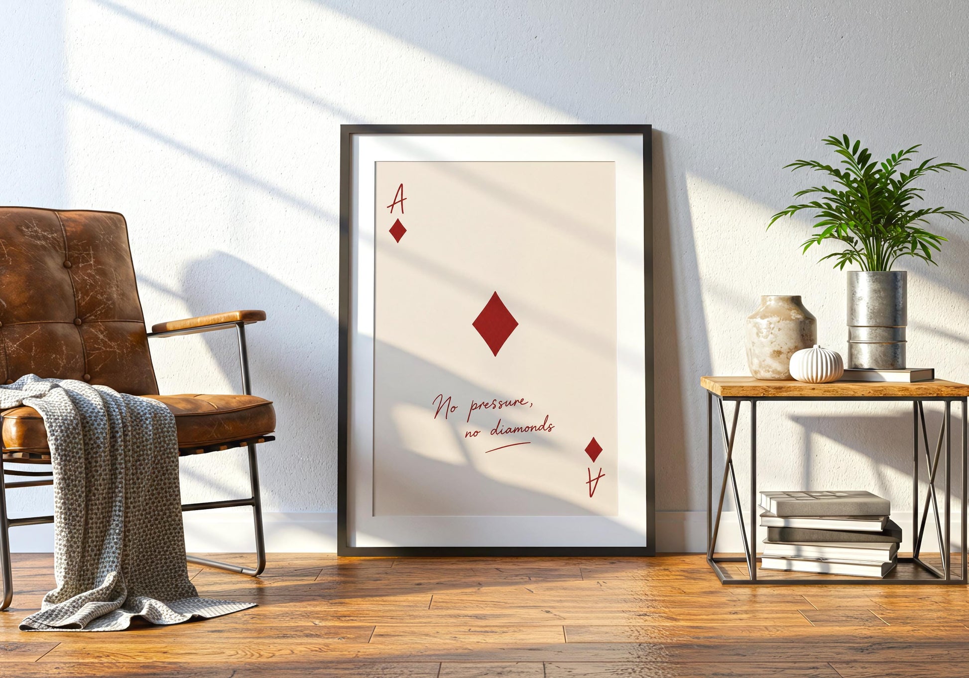 Modern aesthetic bedroom wall art.