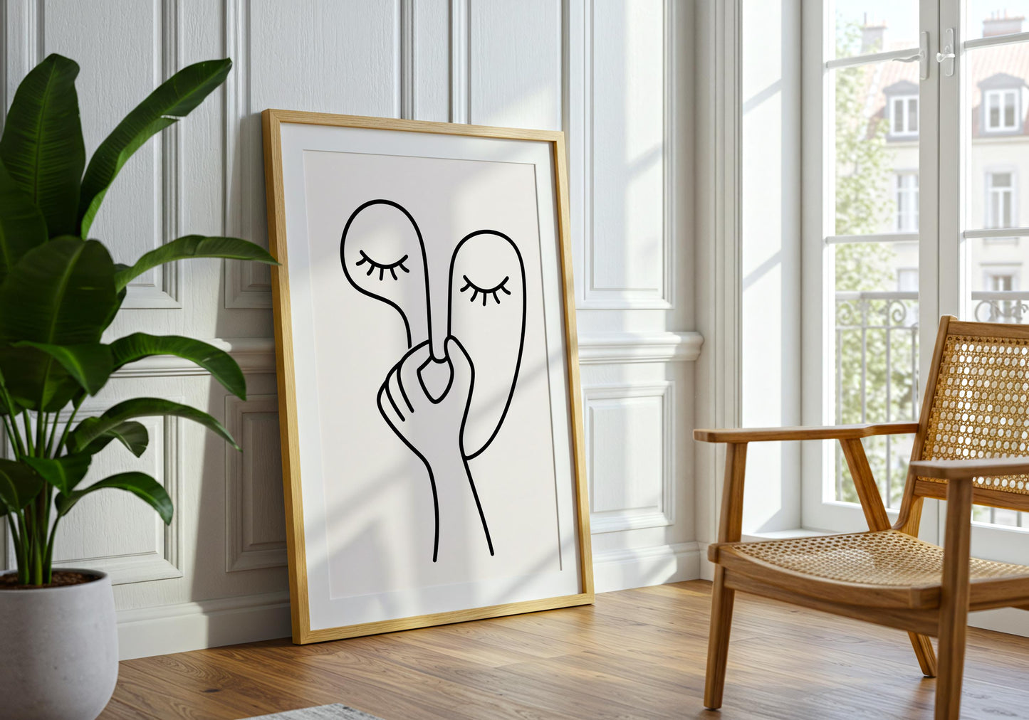 Funny bathroom print with playful bad smell artwork for powder rooms and guest toilets.