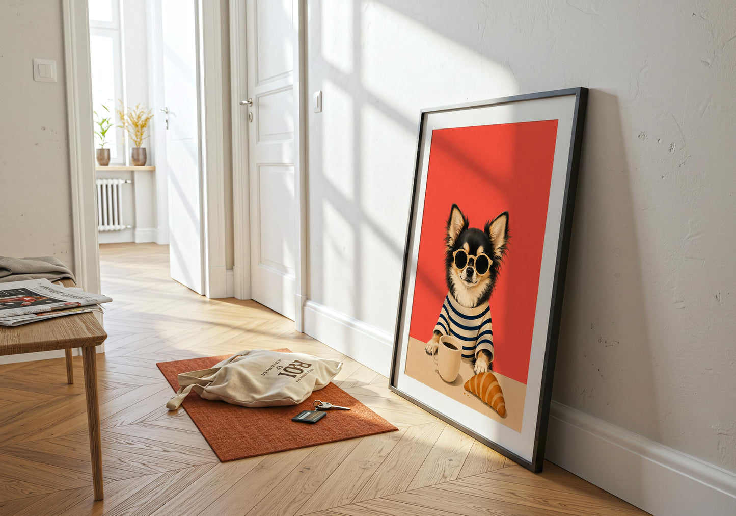 Chihuahua gift print for pet owners and dog mums.