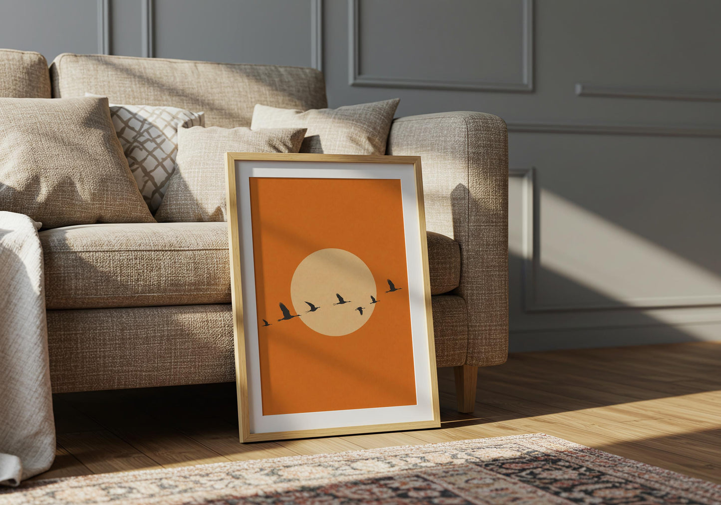 Contemporary boho gallery wall print.