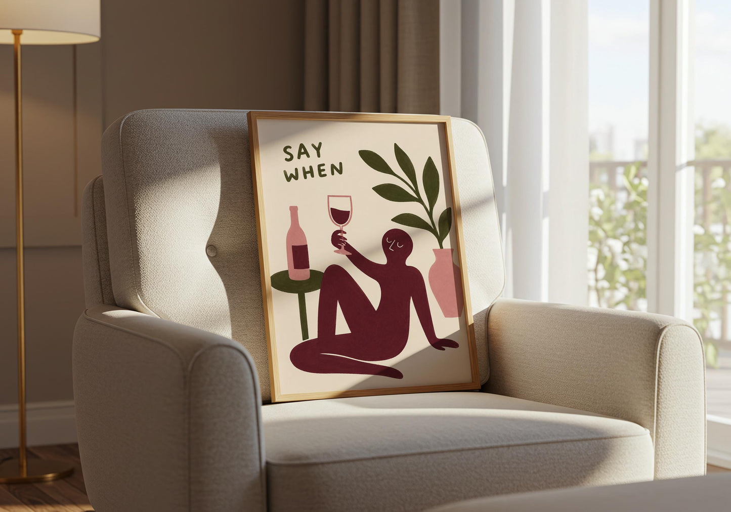 Parisian-inspired gallery wall print.