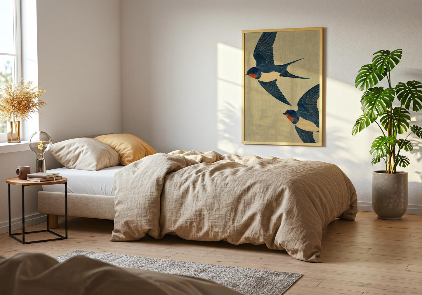 Ornithology-inspired Barn Swallow artwork celebrating British birds and natural history.
